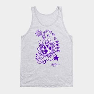 Open Minded Space Exploration Tank Top